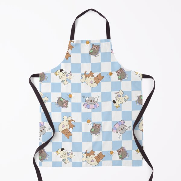 Item preview, Summer Aussie animals at the beach All over (Blue) designed and sold by HarunaMcDesigns.