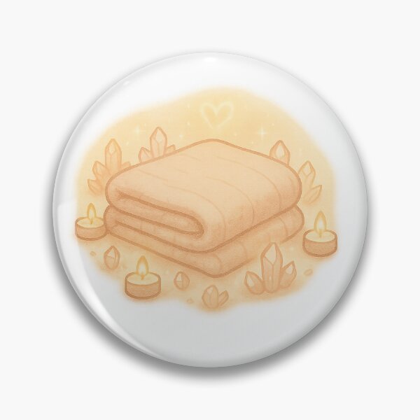 Item preview, Crystal Blanket Nest | Cozy Self Care Sticker & Feminine Healing Space Art designed and sold by HerDreamCodes.