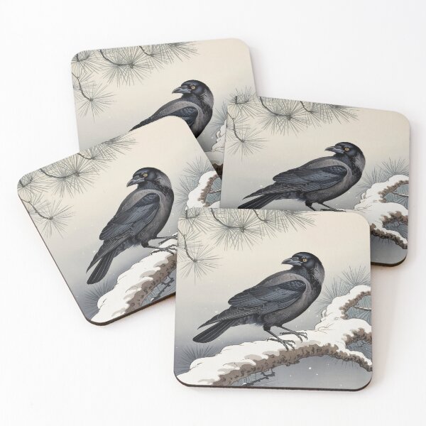 Item preview, Ohara Koson Crow painting  designed and sold by Tamas Das.