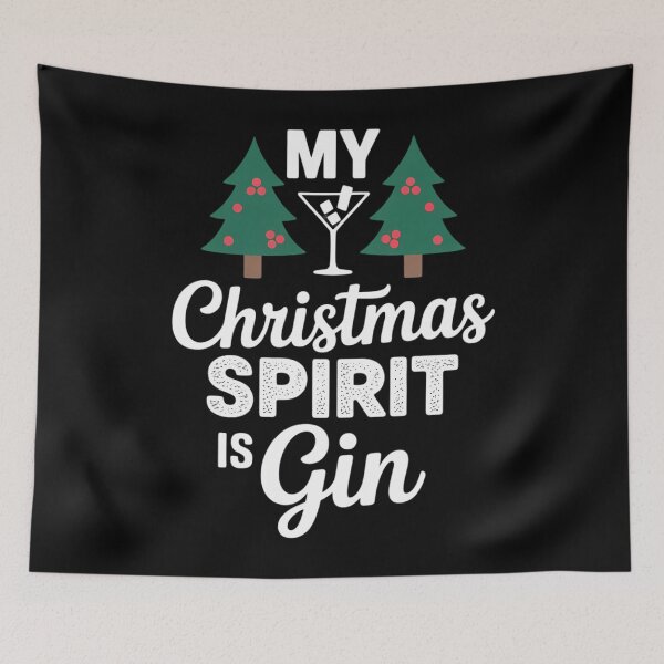 Item preview, My Christmas Spirit Is Gin Xmas designed and sold by Turbotine.