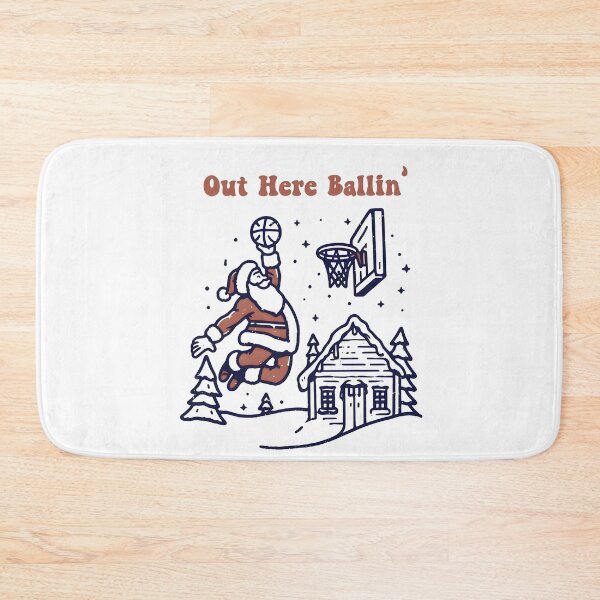 Item preview, Out Here Ballin Santa Basketball designed and sold by adoslavduse.