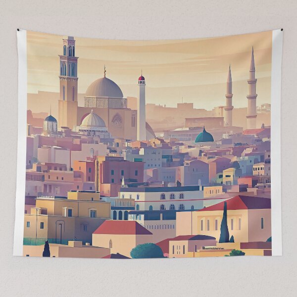 Item preview, Minimalist skyline of  Nicosia designed and sold by paulrommer.
