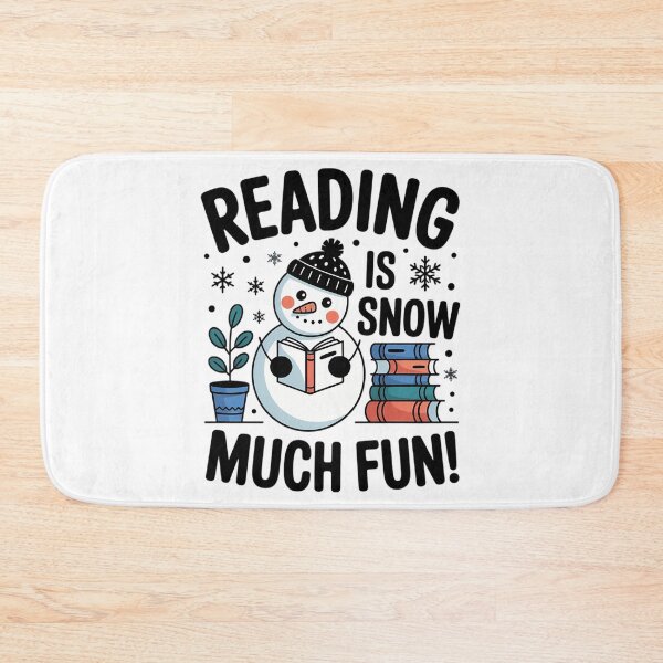 Item preview, Reading Is Snow Much Fun! Winter Bookworm Loves Reading Book designed and sold by Turbotine.