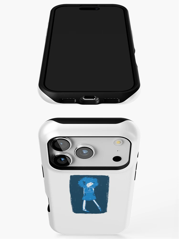 Thumbnail 3 of 4, iPhone Case, Feeling Blue designed and sold by RashasWashing.
