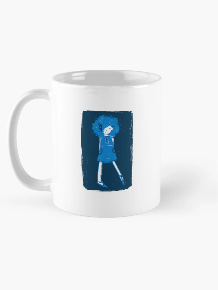 Thumbnail 5 of 6, Coffee Mug, Feeling Blue designed and sold by RashasWashing.