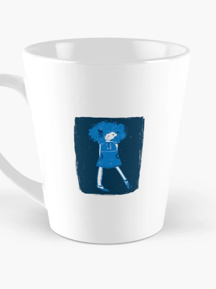 Thumbnail 3 of 4, Coffee Mug, Feeling Blue designed and sold by RashasWashing.
