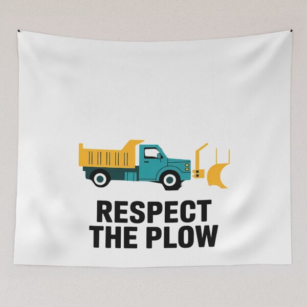Item preview, Respect The Plow Snow Plow Truck Driver Winter Gift designed and sold by Turbotine.