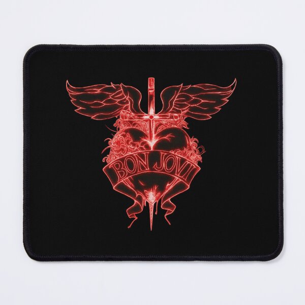 Item preview, Bon Jovi Neon Winged Heart & Dagger designed and sold by riecounrare1984.