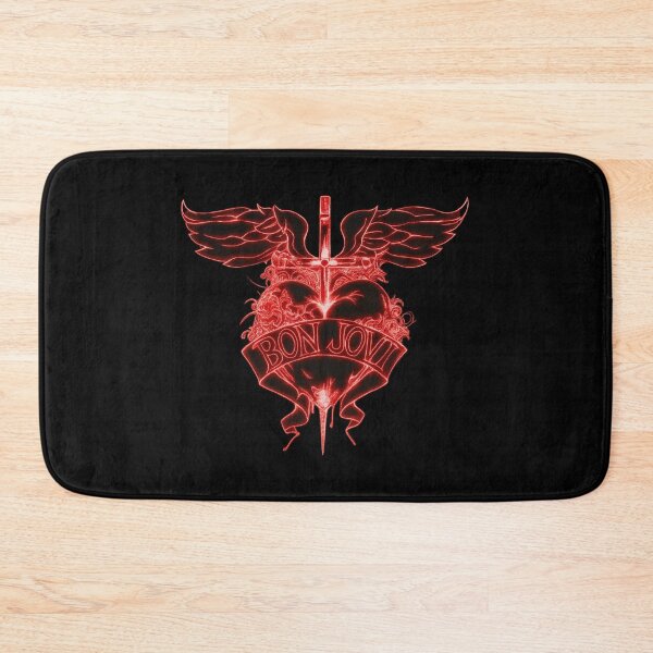 Item preview, Bon Jovi Neon Winged Heart & Dagger designed and sold by riecounrare1984.