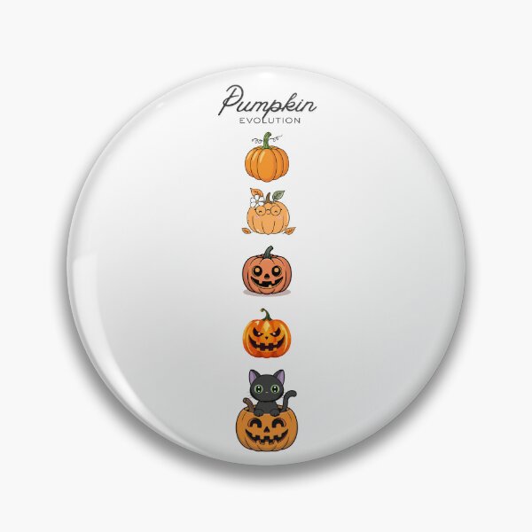 Item preview, Pumkin evolution at Halloween designed and sold by SilverOutlining.