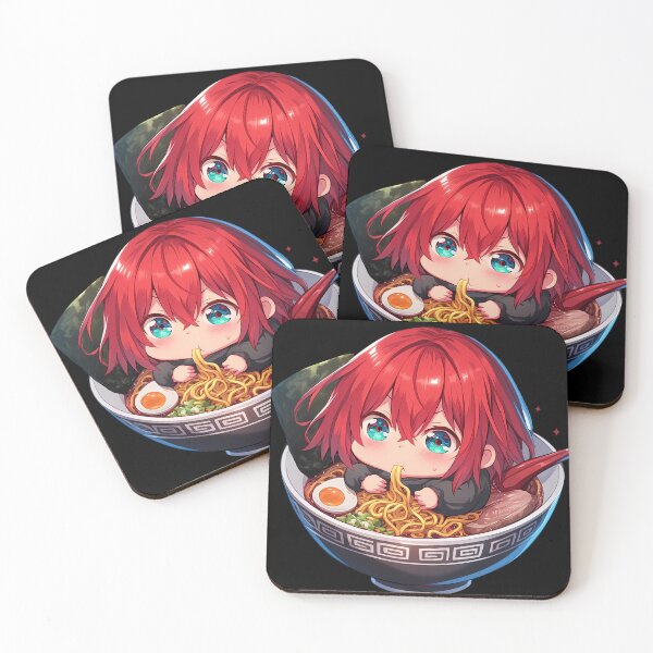 Item preview, Chise Hatori The Ancient Magus Bride Chibi Girl in Ramen Bowl Kawaii Anime designed and sold by Raslbazola.