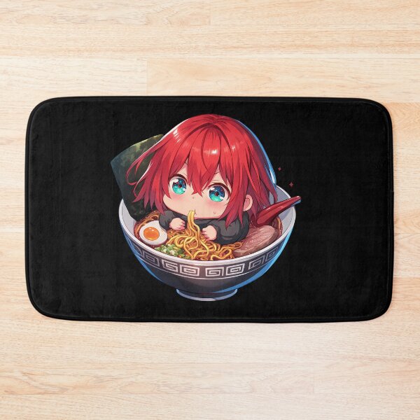Item preview, Chise Hatori The Ancient Magus Bride Chibi Girl in Ramen Bowl Kawaii Anime designed and sold by Raslbazola.