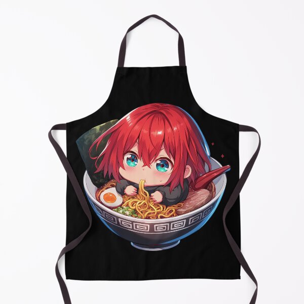 Item preview, Chise Hatori The Ancient Magus Bride Chibi Girl in Ramen Bowl Kawaii Anime designed and sold by Raslbazola.