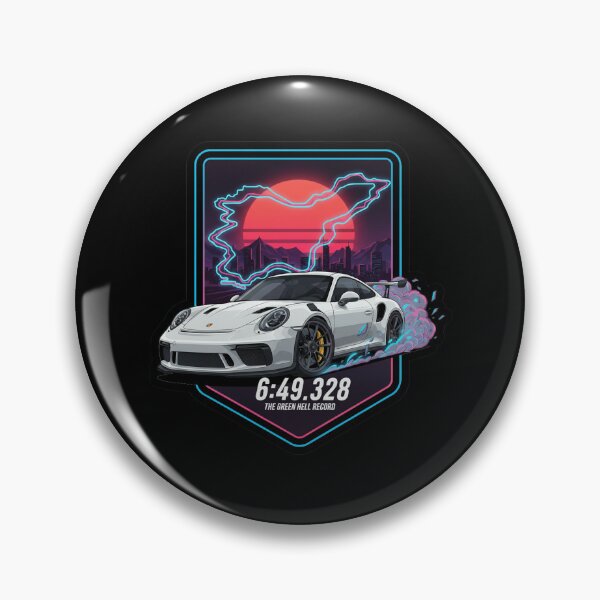 Artikelvorschau, GREEN HELL RECORD | Synthwave-Rennwagenkunst & Nürburgring-Legende entworfen und verkauft von nhstaruna.