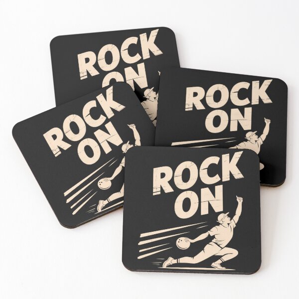 Artikelvorschau, Rock On Lustiges Curling Wintersport Rock N Roll entworfen und verkauft von Turbotine.