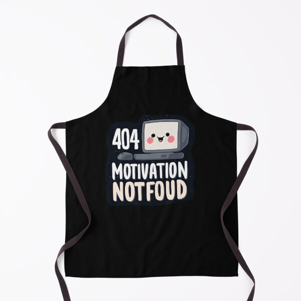 Item preview, 404 Motivation Not Found – Computer Cartoon designed and sold by SleekLineSketches.
