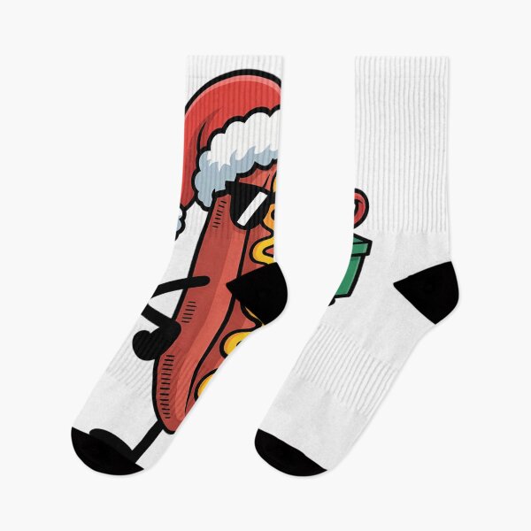 Item preview, Santa Hotdog Funny Xmas Food Christmas designed and sold by Turbotine.