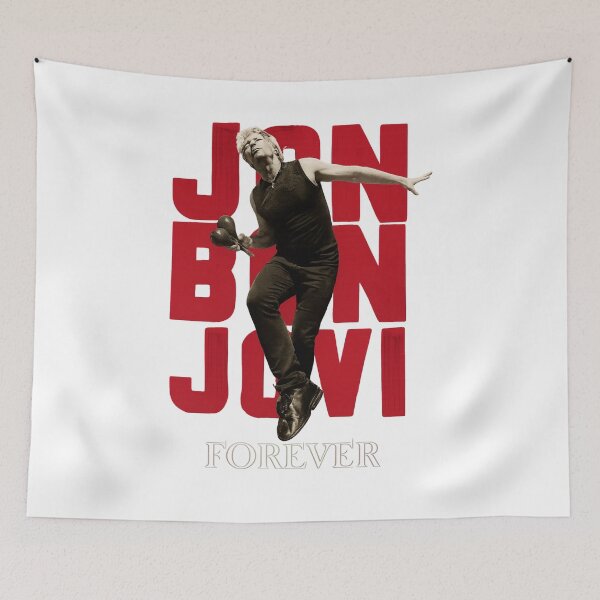 Item preview, Jon Bon Jovi “FOREVER” – Live Stage Pose Tribute (Fan Art) designed and sold by riecounrare1984.