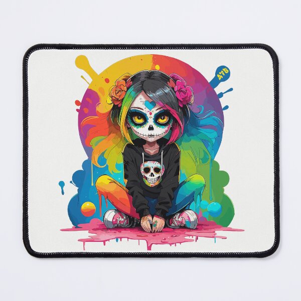 Item preview, Mischievous Sugar Skull Girl (32) designed and sold by A78-Designs.
