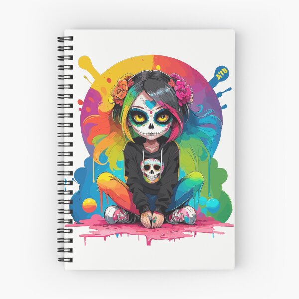 Item preview, Mischievous Sugar Skull Girl (32) designed and sold by A78-Designs.