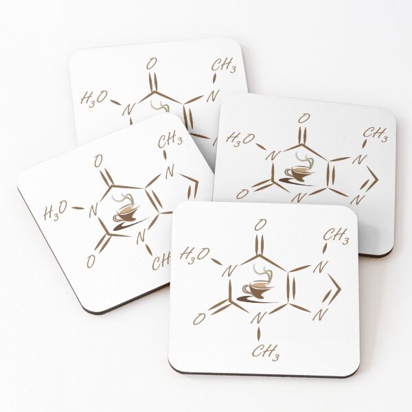 Item preview, Coffee Molecule Poster designed and sold by O2 Artistry.