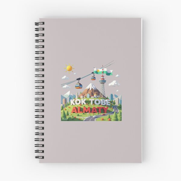 Item preview, Kok Tobe Hill  Title: Kok Tobe Hill – Funny 3D Sketch of Almaty’s Sky View,  designed and sold by PaintMeWorld.