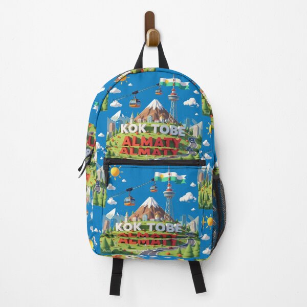 Item preview, Kok Tobe Hill Title: Kok Tobe Hill – Funny 3D Sketch of Almaty’s Sky View, designed and sold by PaintMeWorld.