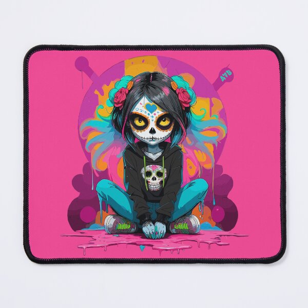 Item preview, Mischievous Sugar Skull Girl (33) designed and sold by A78-Designs.