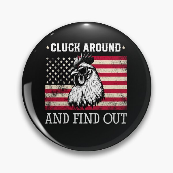 Item preview, Patriotic Rooster Cluck Around T-Shirt designed and sold by LashondaGreen89.