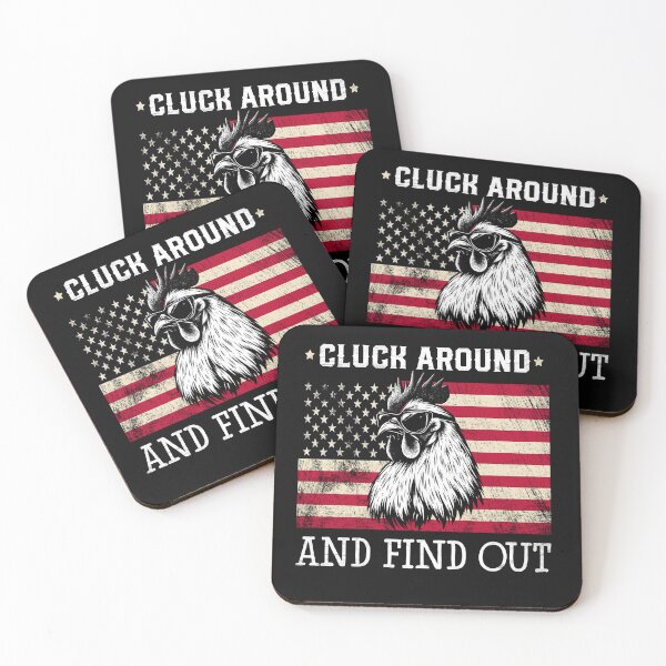 Item preview, Patriotic Rooster Cluck Around T-Shirt designed and sold by LashondaGreen89.