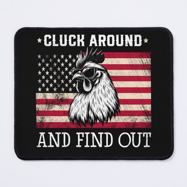 Item preview, Patriotic Rooster Cluck Around T-Shirt designed and sold by LashondaGreen89.