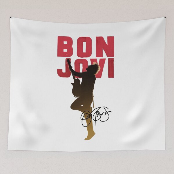 Item preview, Bon Jovi Neon Winged Heart & Dagger – Rock Tribute (Fan Art) designed and sold by riecounrare1984.