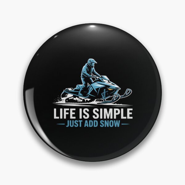 Item preview, Snowmobile Life Is Simple Snowmobiling Snow Machine designed and sold by DeadlockCrew.