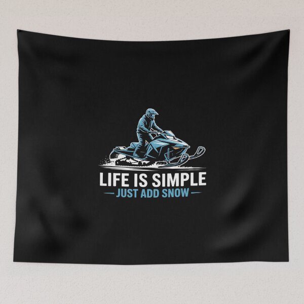 Item preview, Snowmobile Life Is Simple Snowmobiling Snow Machine designed and sold by DeadlockCrew.