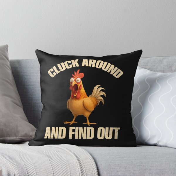 Item preview, Funny Cartoon Chicken Cluck Around Shirt designed and sold by LashondaGreen89.
