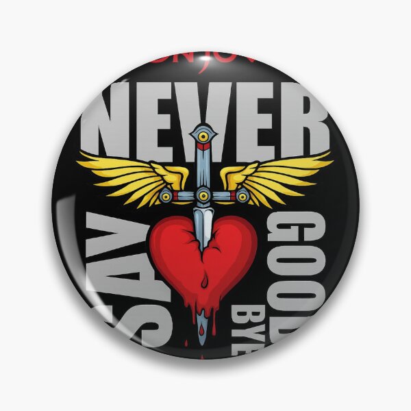 Item preview, Bon Jovi Winged Heart Dagger – “Never Say Goodbye” Inspired (Fan Art) designed and sold by riecounrare1984.