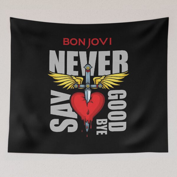 Item preview, Bon Jovi Winged Heart Dagger – “Never Say Goodbye” Inspired (Fan Art) designed and sold by riecounrare1984.