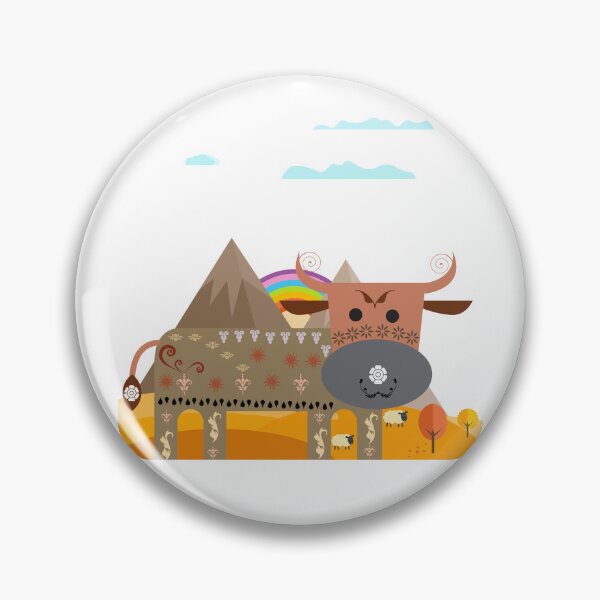 Item preview, Decorated cow designed and sold by Design4uStudio.