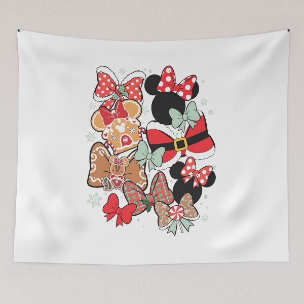 Item preview, Retro Coquette Bow Mouse Gingerbread Christmas designed and sold by adoslavduse.
