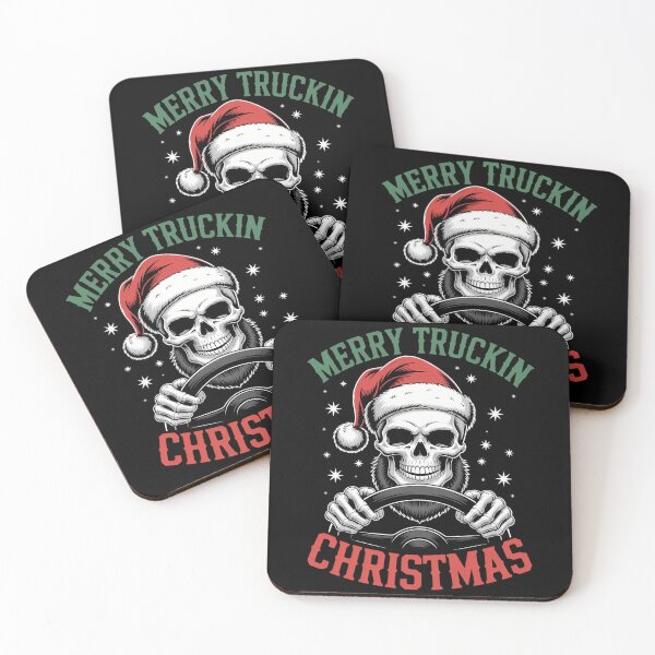 Item preview, Trucking Christmas Skull - Rocker Truck Driver Men Trucker designed and sold by DeadlockCrew.