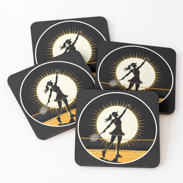 Item preview, Tennis Player Logo designed and sold by Leslie Montgomery Art.