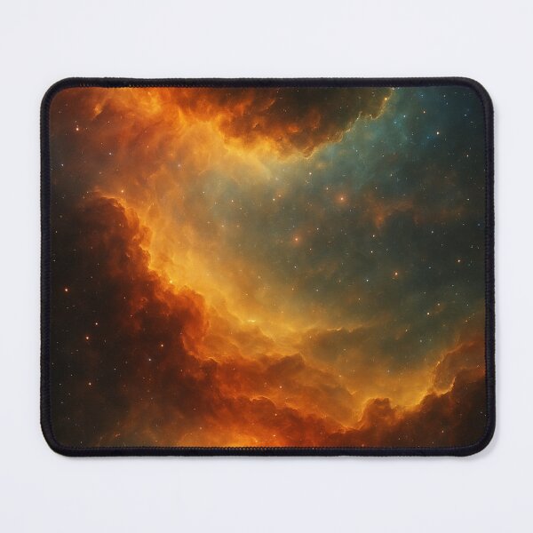 Item preview, Cosmic Ember Symphony | Fiery Space Nebula Art designed and sold by OandSDesigns23.
