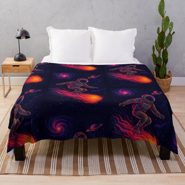 Item preview, Comet Rider — Psychedelic Astronaut on a Streaking Comet designed and sold by OandSDesigns23.