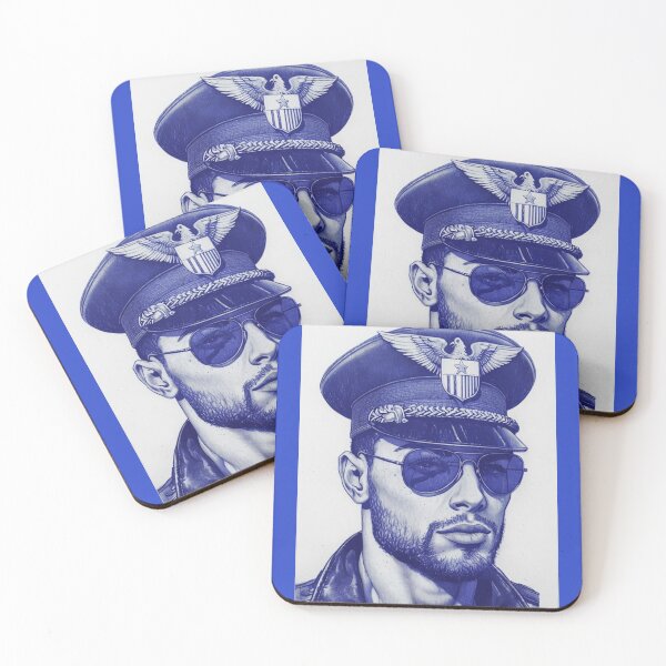 Item preview, Indigo Ink Gay Leather Pride Military Daddy Leder Graphic Design designed and sold by ItsAKinkThing.
