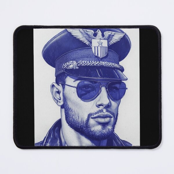 Item preview, Indigo Ink Gay Leather Pride Military Daddy Leder Graphic Design designed and sold by ItsAKinkThing.