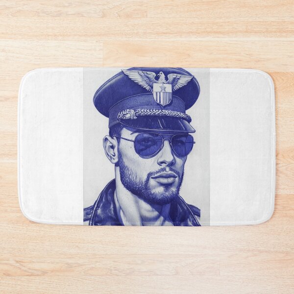 Item preview, Indigo Ink Gay Leather Pride Military Daddy Leder Graphic Design designed and sold by ItsAKinkThing.