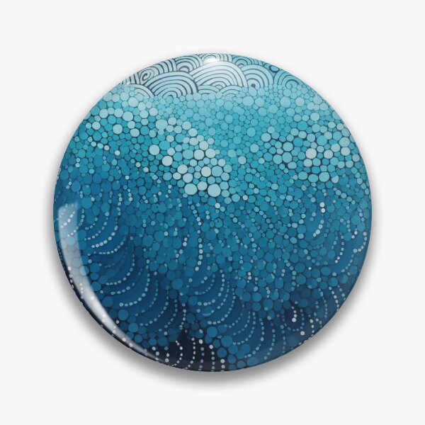 Item preview, Arte aborigen auténtico: con olas y nubes designed and sold by GrinGalore.