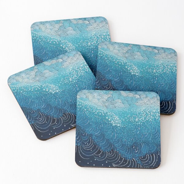Item preview, Arte aborigen auténtico: con olas y nubes designed and sold by GrinGalore.
