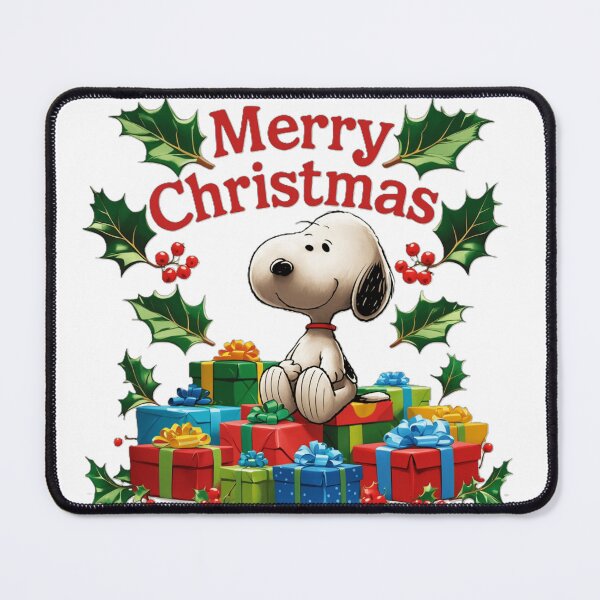 Item preview, Merry Christmas, cute snoopy with christmas presents designed and sold by nicnacc.