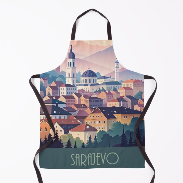 Item preview, Minimalist skyline of Sarajevo designed and sold by paulrommer.